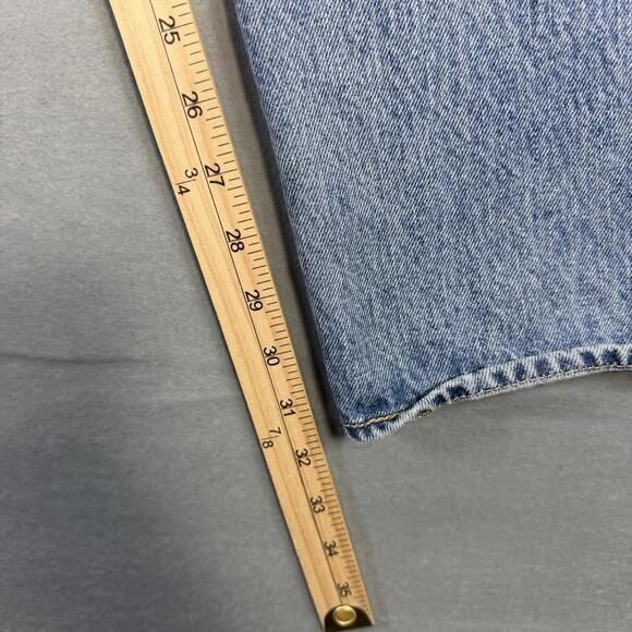 Levis 501 Jeans Mens 36x32 Blue Medium Wash Straight Leg Original Denim - Picture 7 of 7